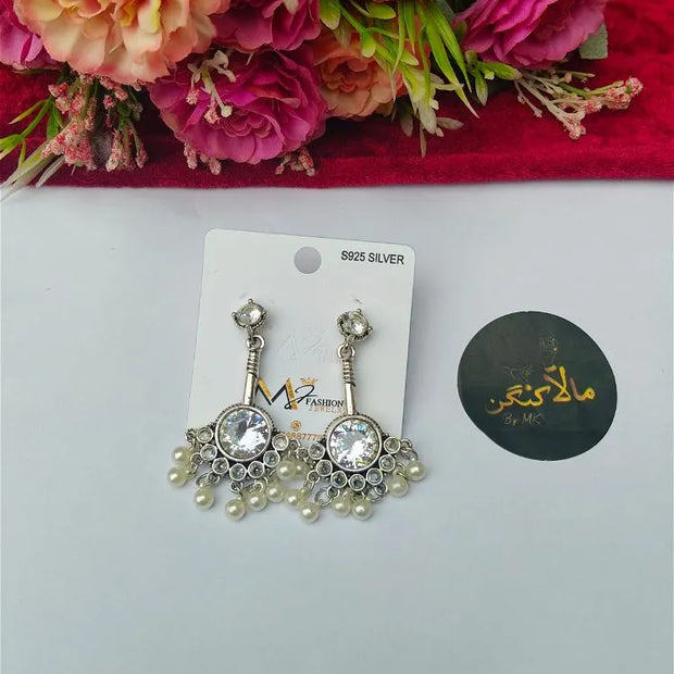 Hanging Pearl Earrings