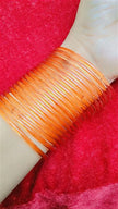 Orange Jelly Bangles