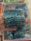 Raindrop Zinc bangles