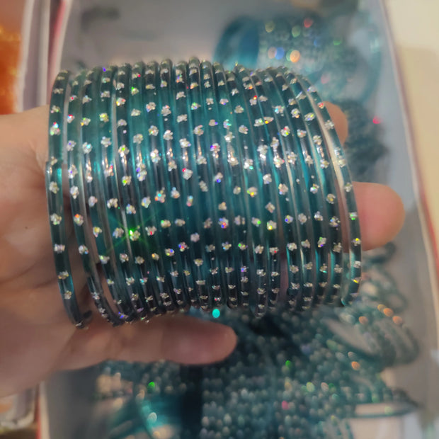 Raindrop Zinc bangles
