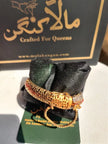 Designer Red Bracelet With Rodium Polish