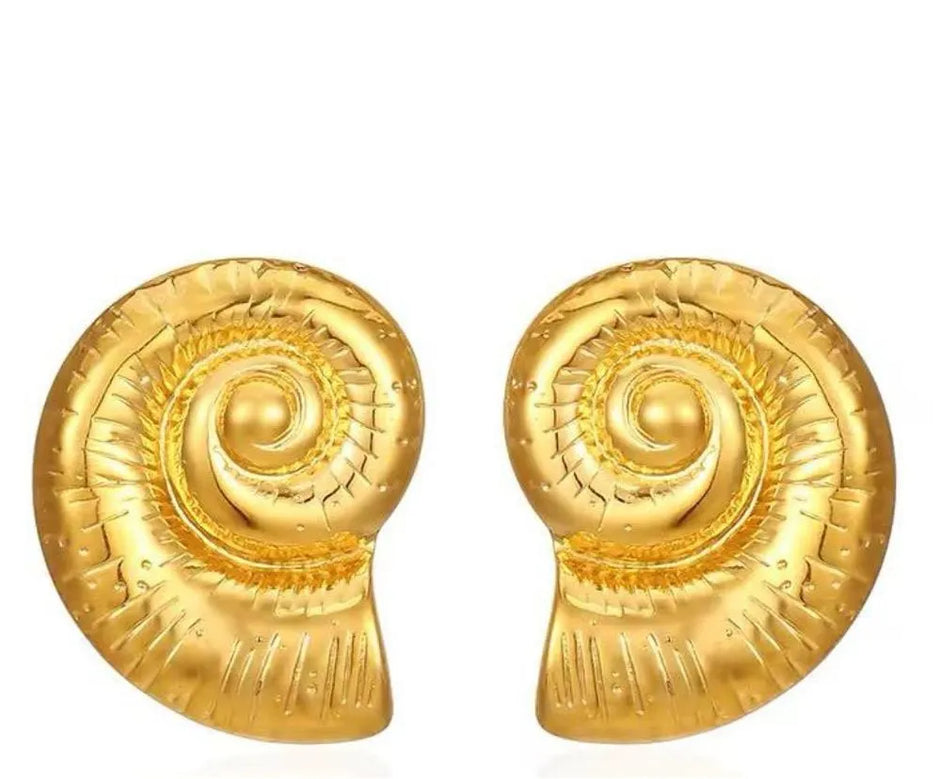 Shell golden  Earing
