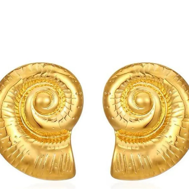 Shell golden  Earing