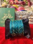 Rainbow Zinc glass bangles