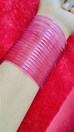 Shocking Pink  Jelly Bangles