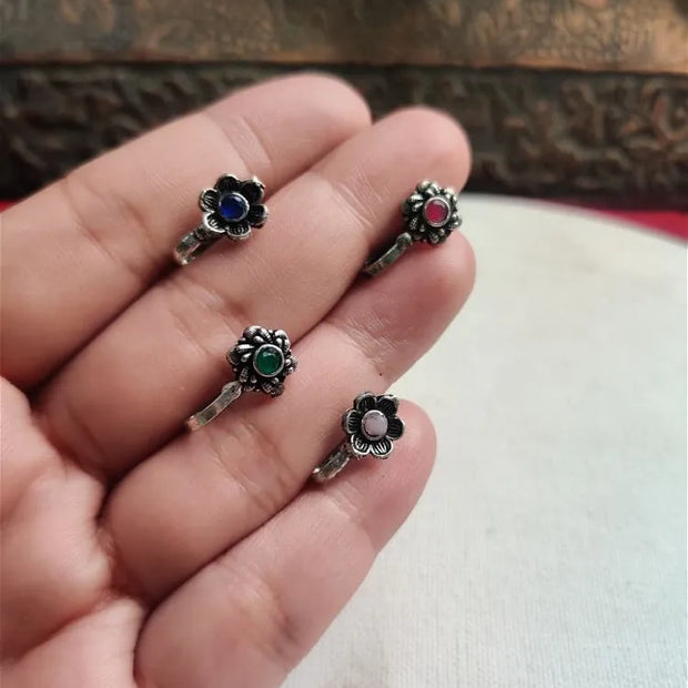 Flower nose ring