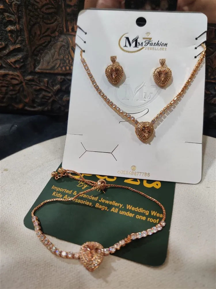 Zircon Heart Set
