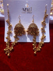Golden Sahara jhumka