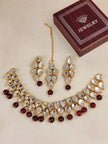 Mehrun  Bindiya Kundan Set