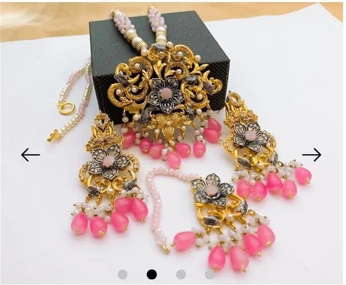Mahal  Pink  Set