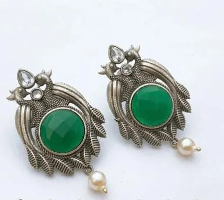 Green Mor Oxidized Earing