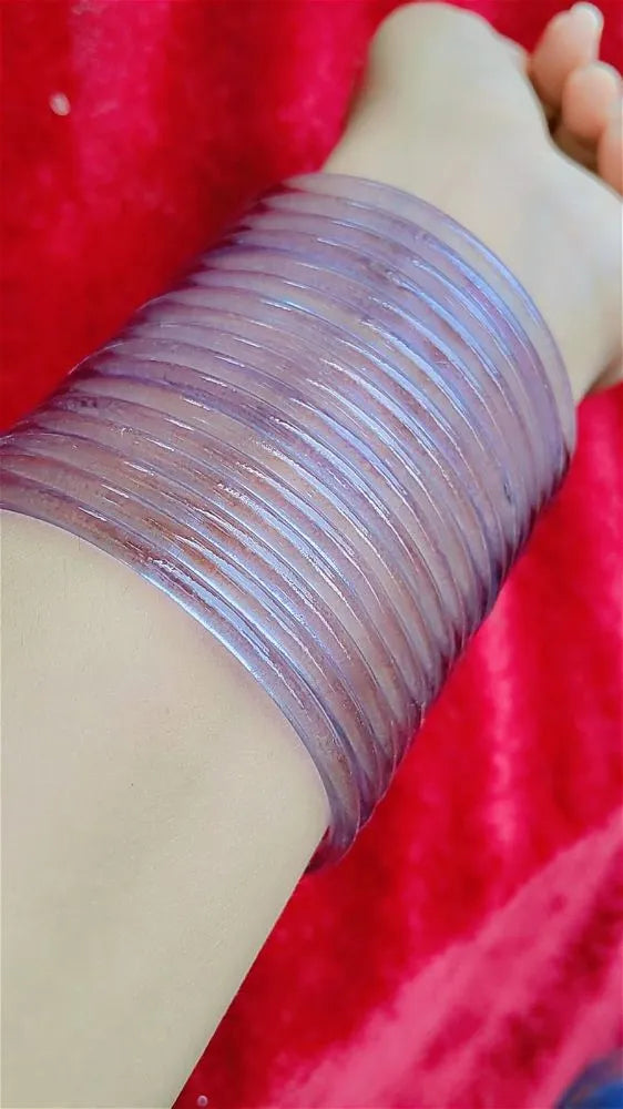 Light Purple Jelly Bangles