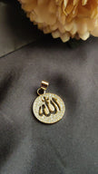 Calligraphy round pendent