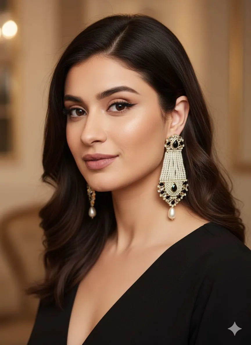 Pearl Tassel Jhumka
