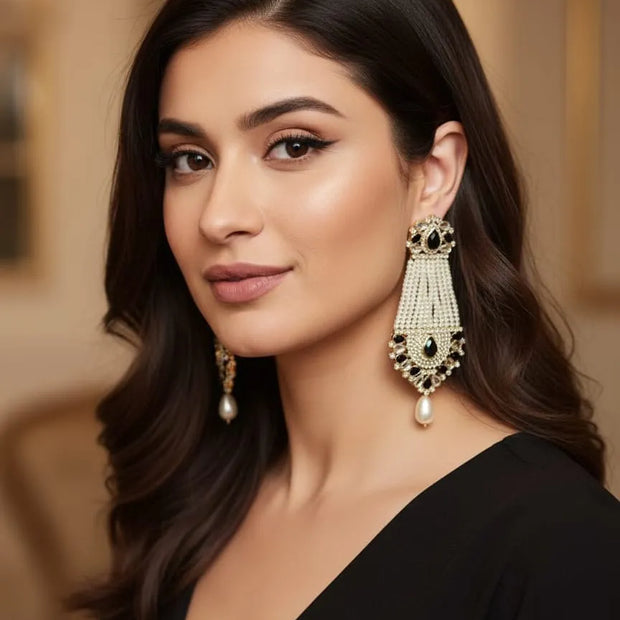Pearl Tassel Jhumka