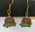 Green Oxidized Earing
