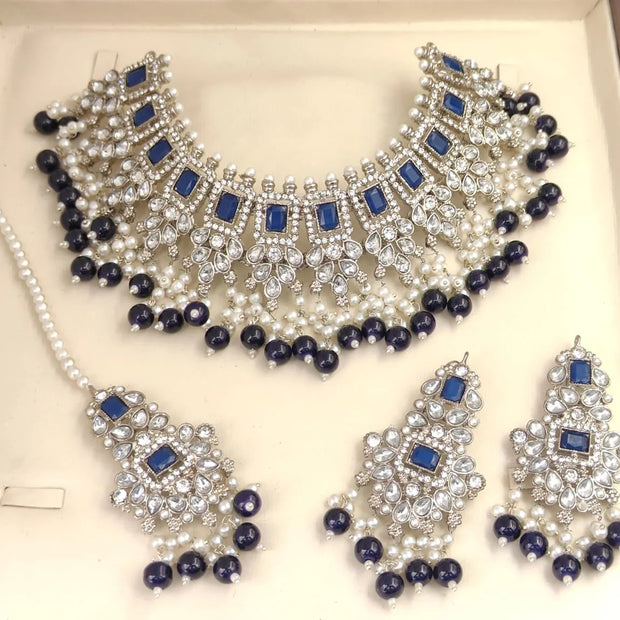 komal blue set