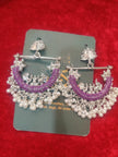 Purper Peacok Earings