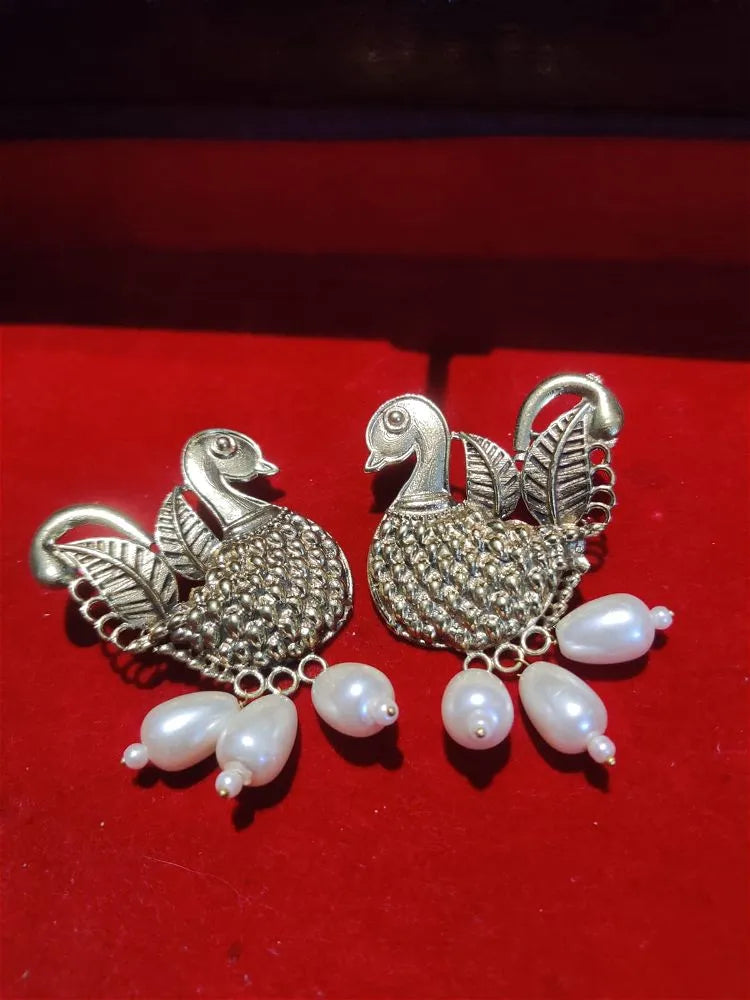 Duck earrings