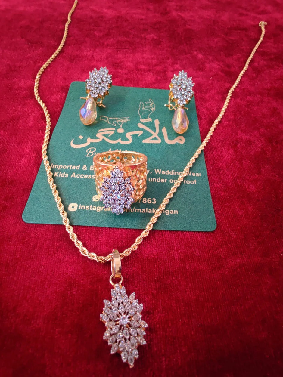 Gold Platted Sliver Set