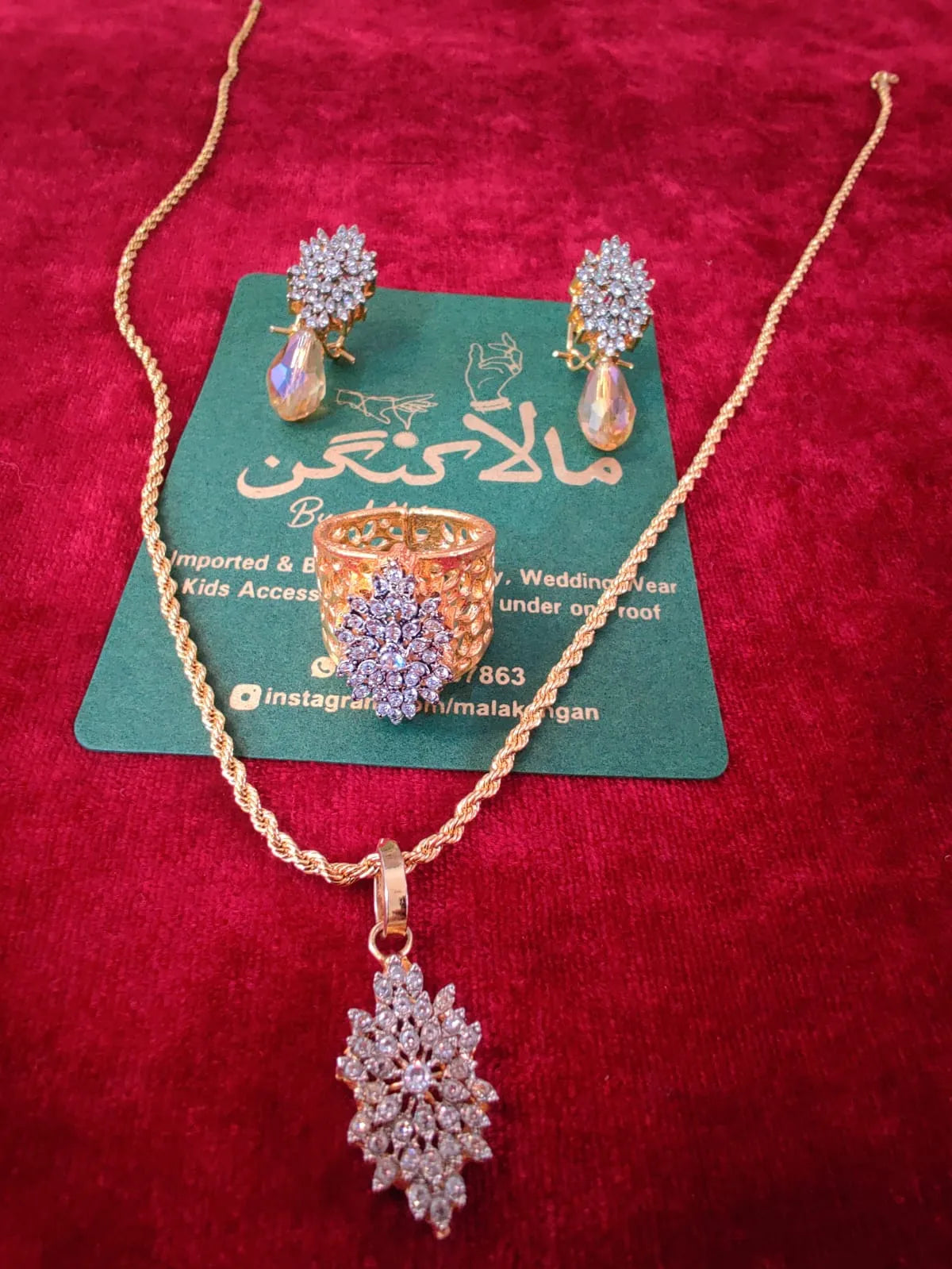 Gold Platted Sliver Set
