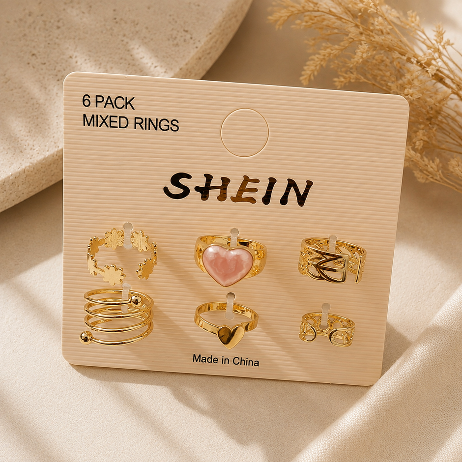 Heart Ring Set