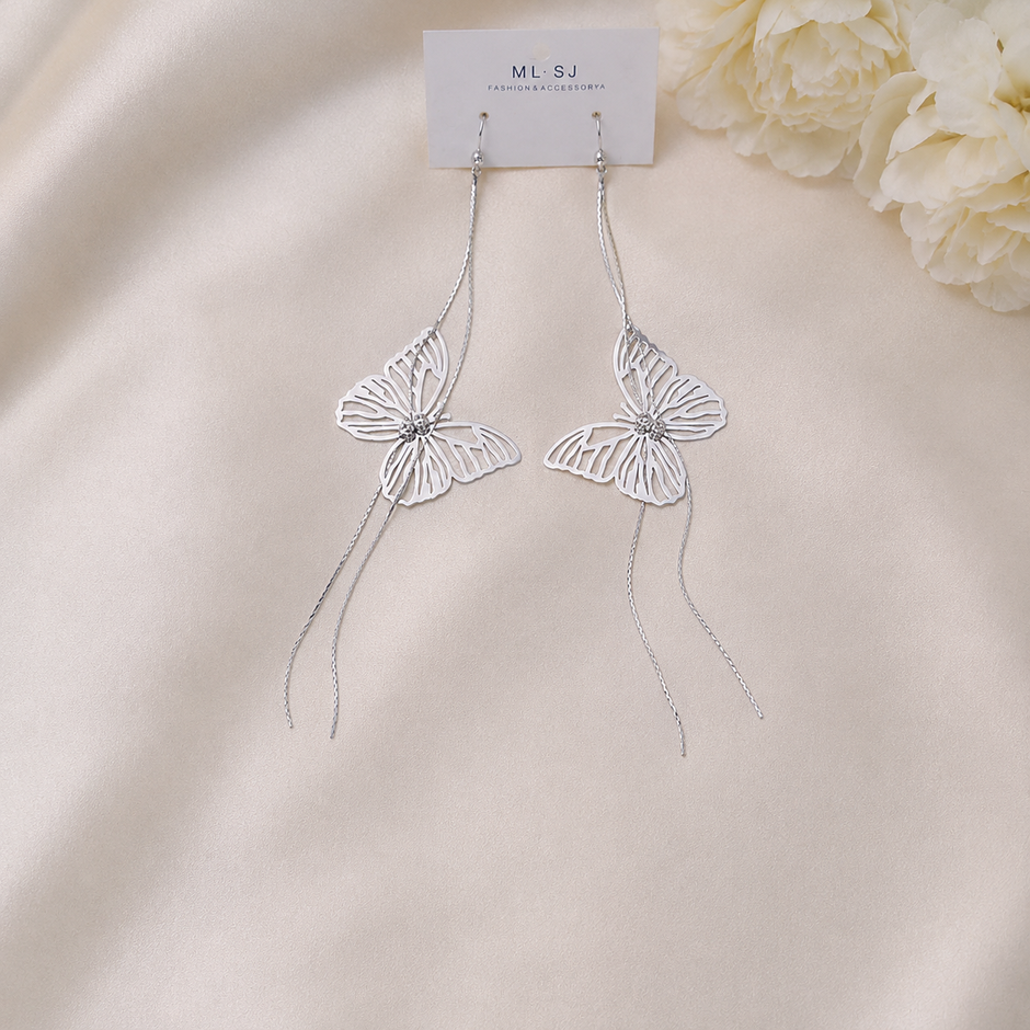 Butterfly Drop Earrings