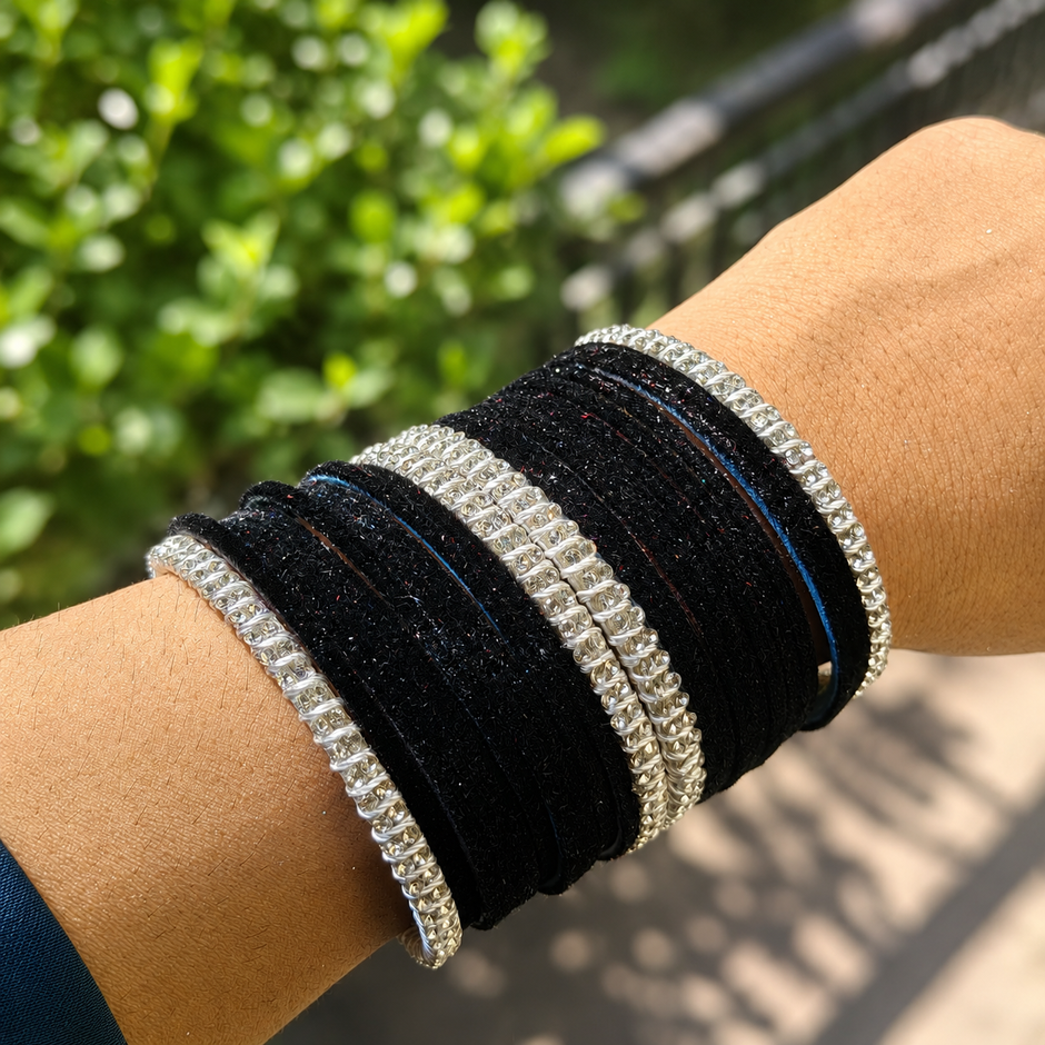 Black Valvet Bangles