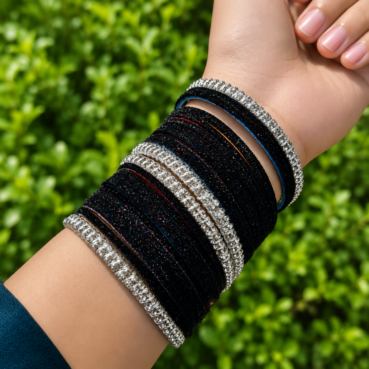 Black Valvet Bangles