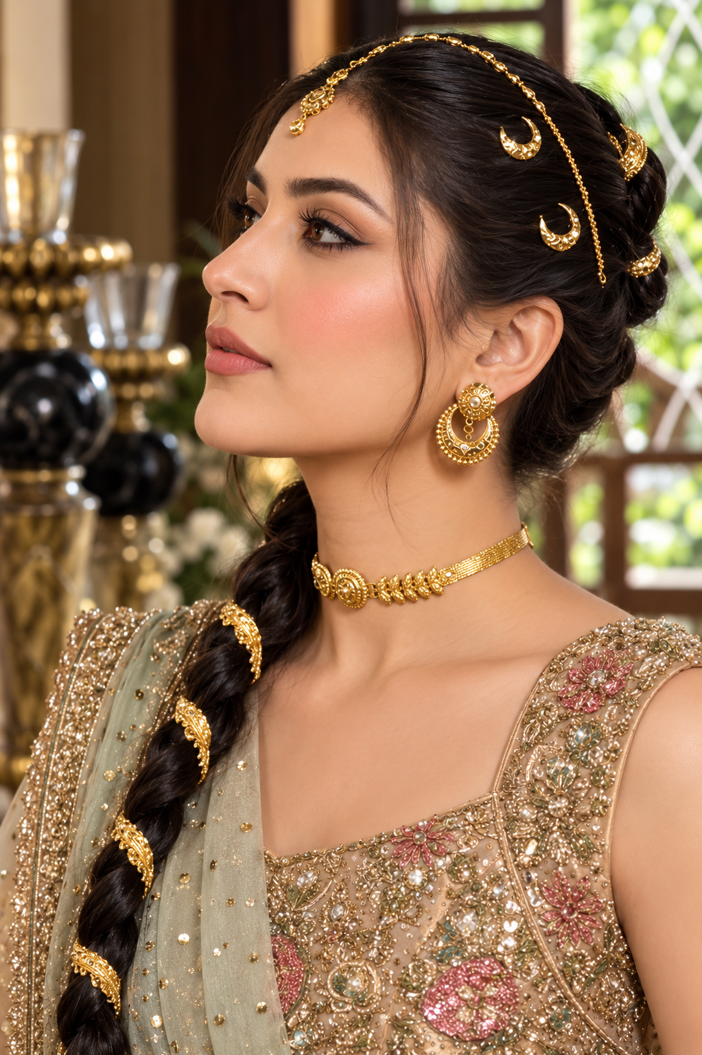 Chand Metal Hair Pin