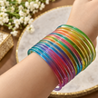 Rainbow Jelly Bangles