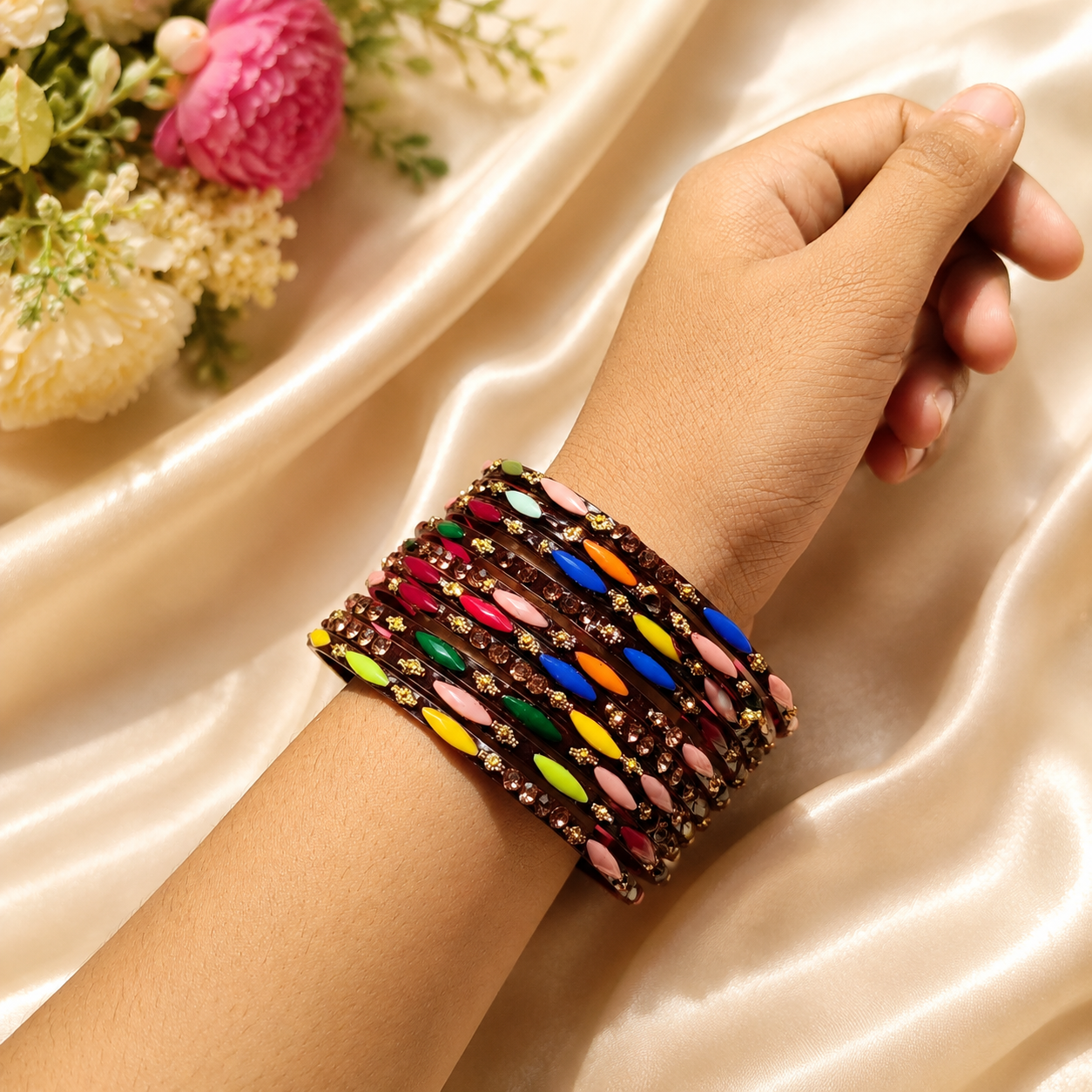 Brown Stone Bangle
