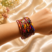 Orange Stone Bangle