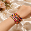 Peach Stone Bangle