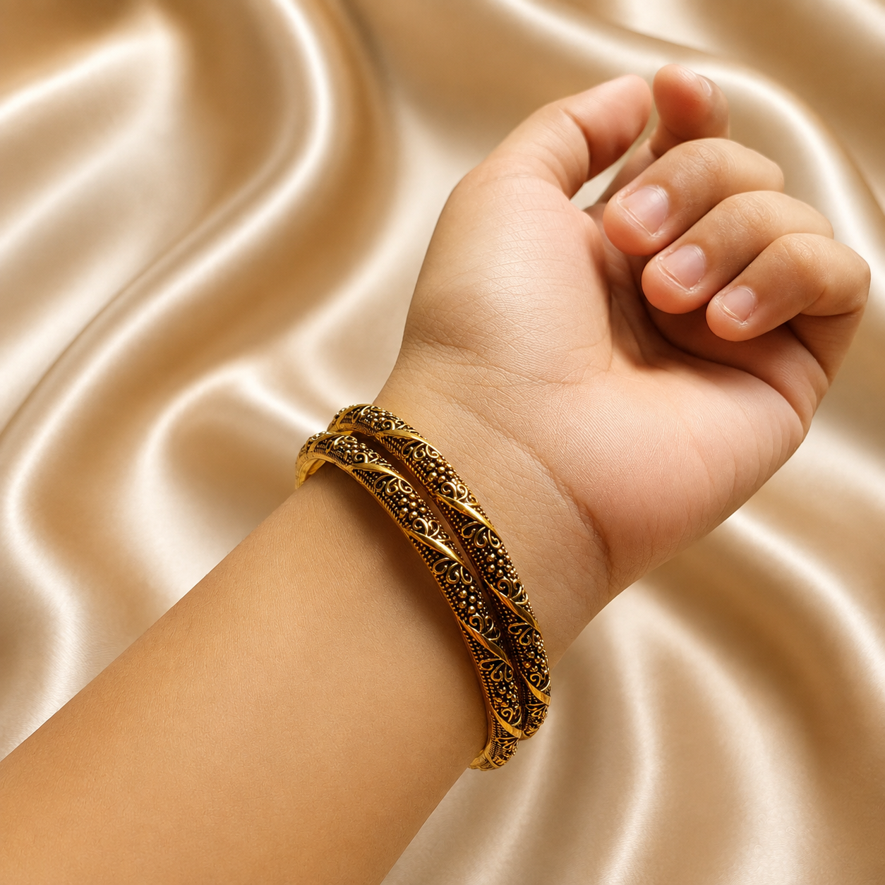 Gul Bahar Metal  Bangle