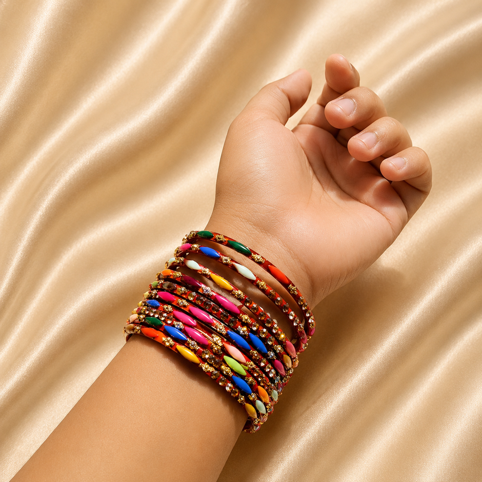 Red Stone Bangle