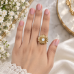 Sunlit Pearl Ring