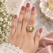 Sunlit Pearl Ring