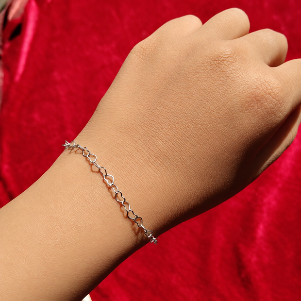 Heart Chain Bracelet