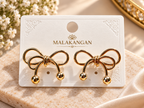 Bow Silver Studs