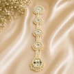 Pearl White Meatal Hair Paranda