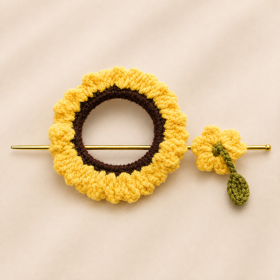 Sunflower Bun Stick