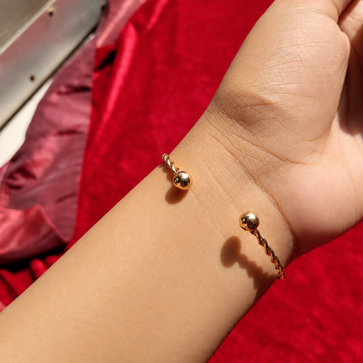 Golden Twist Bracelet