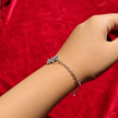 Silver Floral Bracelet