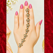 Sticker Glow Kundun Mehndi