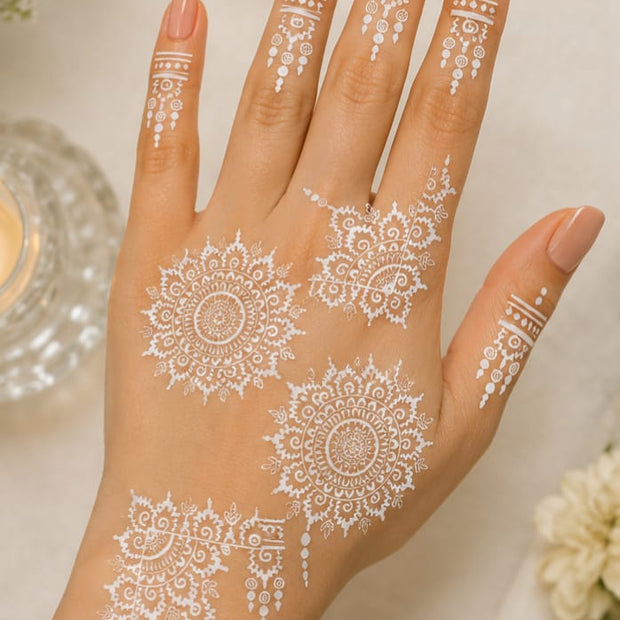 White Hina Mehndi