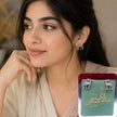 Oxidized Deer Earrings