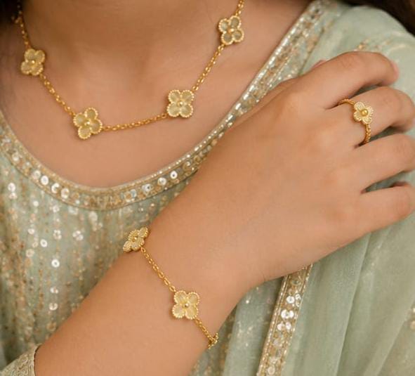 Flower  Jewellery Set