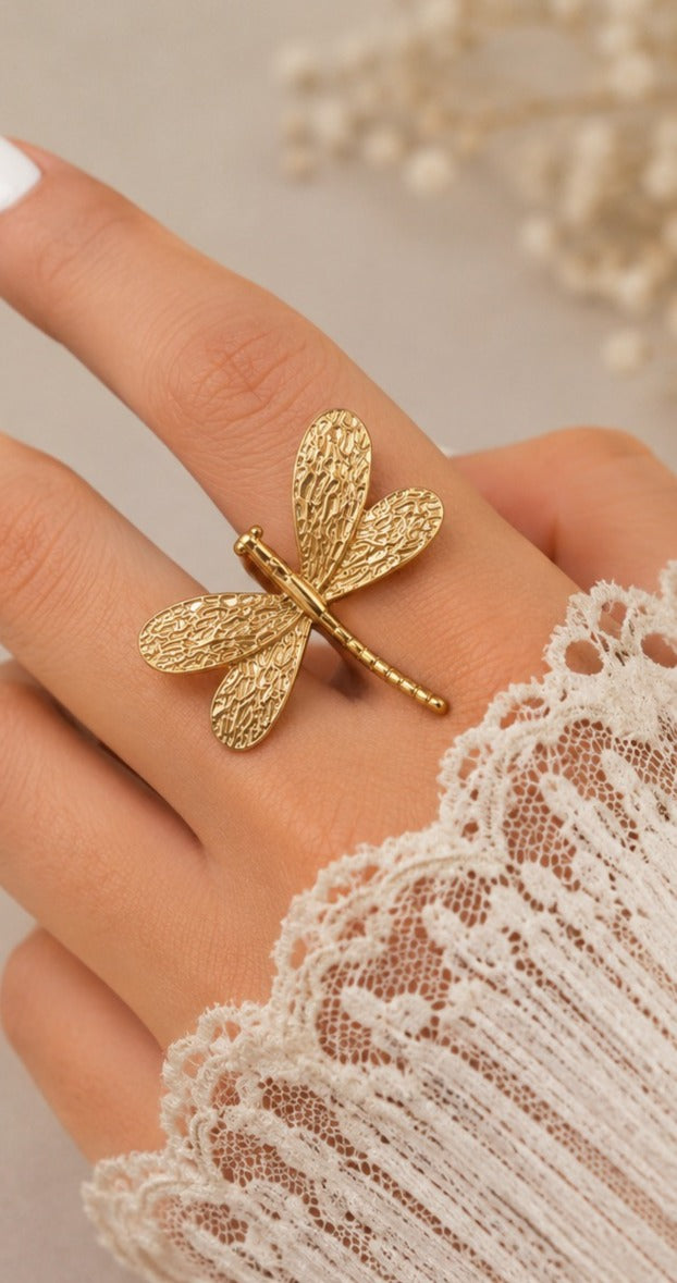 Butterfly Dragonfly Ring