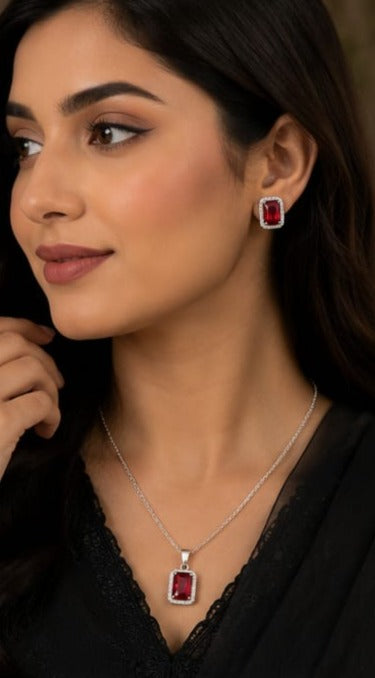Red Stone Necklace